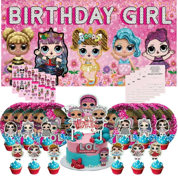 LOL Invite Invitation Cards Party Supplies Decor Decorations Banner Plates Background Backdrop