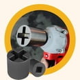 thumbnail image 6 of Universal Jack Socket Adapter for Hand Drill, Heavy-Duty Socket Converter for Scissor Car Jack, Rust-Resistant Steel, Easy Tire Change Tool with a 1/2 in Socket Adapter Bit (3PCS), 6 of 9