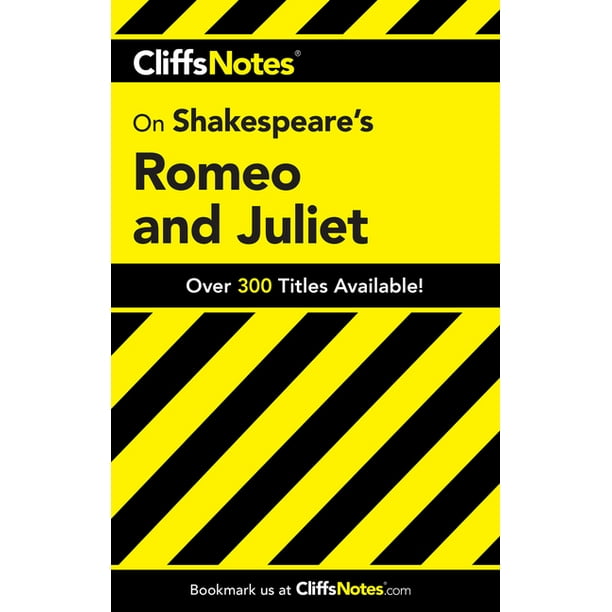 Cliffsnotes Literature Guides Shakespeare S Romeo And Juliet Paperback Walmart Com Walmart Com