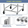 thumbnail image 5 of STORAGE MANIAC Cesto de lavandería comercial con marco de acero resistente, carrito de cesta de lavandería industrial de 160 L con ruedas para hotel, hogar, cuarto de lavado, 17.72 pulgadas de largo x, 5 of 5