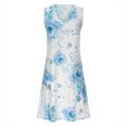 thumbnail image 5 of Puntoco Vestidos Mujer Verano Diseño De Verano Vestido Casual Gradual Sin Mangas Cuello V-Cuello Vestido Largo, 5 of 5