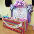 thumbnail image 3 of AMZLOKAE Sequin Tablecloth Rectangle 50x80 Rainbow Table Overlay Glitter Table Cloths for Parties Seamless Tablecloth Sparkle Table Cover for Dining Room Christmas Table Decor, 3 of 3