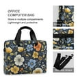 thumbnail image 4 of FORMRS 16" Laptop Bag Carrying Sleeve Case with Handle Travel Shoulder Briefcase, Navy Floral Pattern, 4 of 8