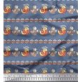 thumbnail image 1 of Soimoi Rayon Fabric Circle & Bird Kids Print Sewing Fabric Yard 42 Inch Wide, 1 of 1
