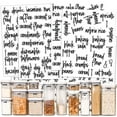 thumbnail image 6 of 170PCS Pantry Label Printed Home Containers Jars Bottles Tags Waterproof Transparent Self-Adhesive Kitchen Food Label Stickers, 6 of 8