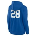 thumbnail image 3 of Women's Fanatics Jonathan Taylor Royal Indianapolis Colts Player Icon Name & Number V-Neck Pullover Hoodie, 3 of 4