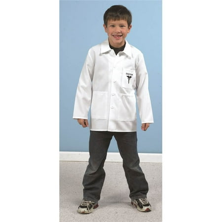 14 in. Doctor Lab Coat in White