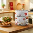 thumbnail image 5 of Pastoral Flowers Pressure Cooker Cover Colorful Daisy Floral Leaves Watercolor Dust Cover for Kitchen Appliances with Top Handle & Storage Pockets, Fits 8 Quart Instant Pot, Air Fryer, Crock Pot, 5 of 9