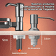 thumbnail image 4 of Dispensador De Jabon Para Fregadero De Con Fregadero Xtellar plateado, 4 of 4