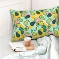thumbnail image 4 of Kdxio Cotton Pillow Cases 14"x20" Pillowcases,Soft and Breathable Bedroom Pillow Cases-Avocado-No Pillow Core, 4 of 5