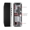 thumbnail image 3 of Restored HP Computer Combo ProDesk 600 G5 SFF Windows 11 Pro Desktop PC | New 24 inch Monitor | Intel Hexa-Core i5 | 16GB DDR4 RAM | 512GB NVMe SSD | WIFI - (Refurbished), 3 of 3