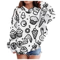 thumbnail image 2 of Sweat à Capuche à Manches Longues pour Filles avec Art DIY pour Enfants Mode Jeunesse, 2 of 4