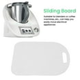 thumbnail image 4 of Acrylic Mixer Slider, 14.2 X 11 Inch Mixer Mover Slider Mat Pad for TM5 TM6 Stand Mixer, Kitchen Appliance Slider Board, Mixer Accessories Sliding Tray for Countertop, White, 4 of 7