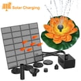 thumbnail image 1 of Fuentes Solares Baño para Pájaros Fuente Solar Jardín, 1 of 9