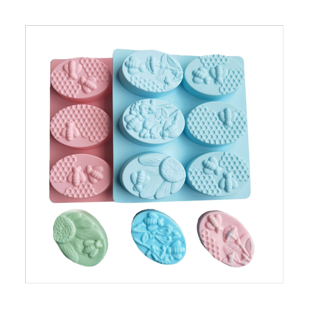 DIY Handmade Soap Mold Oval Silicone Mold Handmade Soap Mold