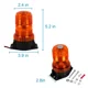 thumbnail image 2 of 30 LED ámbar carretilla elevadora luz estroboscópica advertencia de seguridad luces intermitentes para cortacésped, camiones, tractores, carritos de golf, coches, autobuses, 2 of 5