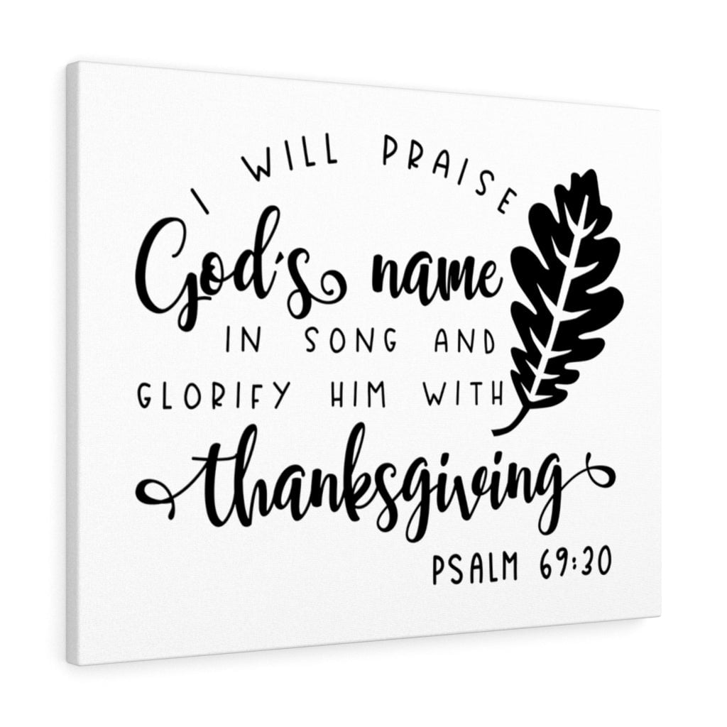Scripture Walls Glorify Him Psalm 6920 Bible Verse Canvas Christian