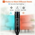thumbnail image 5 of Costway 1500W Portable Oscillating Ceramic Pedestal Heater w/ Timer Remote Control Room, 5 of 12