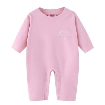 

UFOUND Toddler Baby Girls Boys Solid Color Bodysuit Long Sleeve Children 1PC Romper Kids Bodysuit Infants Clothes Trendy Dailywear