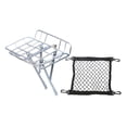 thumbnail image 3 of Almencla Bicycle Front Cargo Rack Accessories Easy Installation Sturdy Aluminum Alloy Silver Short Version, 3 of 7