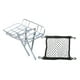 thumbnail image 3 of Portaequipajes delantero para bicicleta, de aleación de aluminio, fácil de instalar, cesta portabicicletas grande Versión corta plateada, 3 of 7