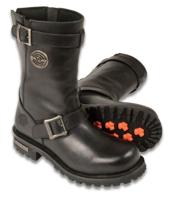 mens steel toe engineer boots