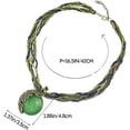 thumbnail image 4 of Collar Retro, Collares De Cadena, Collar De Cristal De Piedras Preciosas Bohemias, Regalo De Joyería Para Mujer Speravity AP006511-05, 4 of 5