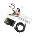 thumbnail image 1 of Scooter Brushless Controller Kit, 36V 48V Multiple Display ABS Aluminum Alloy Electric Bike Controller LCD Display  For 22.5mm Handlebar, 1 of 8