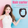thumbnail image 3 of Rodillo de pelo flexible para dormir, esponja sin calor, varilla ondulada para rizar el cabello (café) Likrtyny Cuidado Belleza, 3 of 8