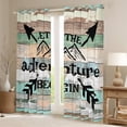 thumbnail image 2 of Feelyou Rustic Camping Car Black Out Curtains for Teen, Rustic Hunting Fishing Curtains Pack of 2 (42x63 Each), Jungle Adventure Bedroom Curtains, Curtains and Drapes Room Decor, 2 of 6