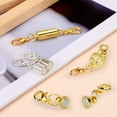 thumbnail image 3 of 16pcs Gold and Silver Magnetic Lobster Clasp, EEEkit 3 Styles Jewelry Extenders, Jewelry Magnet Clasps Magnetic Locking Clasp Magnetic Clasps Converter for DIY Necklace Bracelet Making, 3 of 10