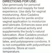 Aloe Cadabra Natural Personal Lube Vegan Edible Aloe Vera 2.5 oz 4 Pack