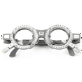 thumbnail image 1 of 1 Pce Cadre de Lentille d'Essai Optimométrique Instrument Ophtalmique Fixe Option PD,PD60, 1 of 7