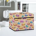 thumbnail image 5 of HELLHERO Colorful Mushroom Stars Sewing Machine Protector Cover Polyester Material Durable Fits Most Sewing Machines, 5 of 8