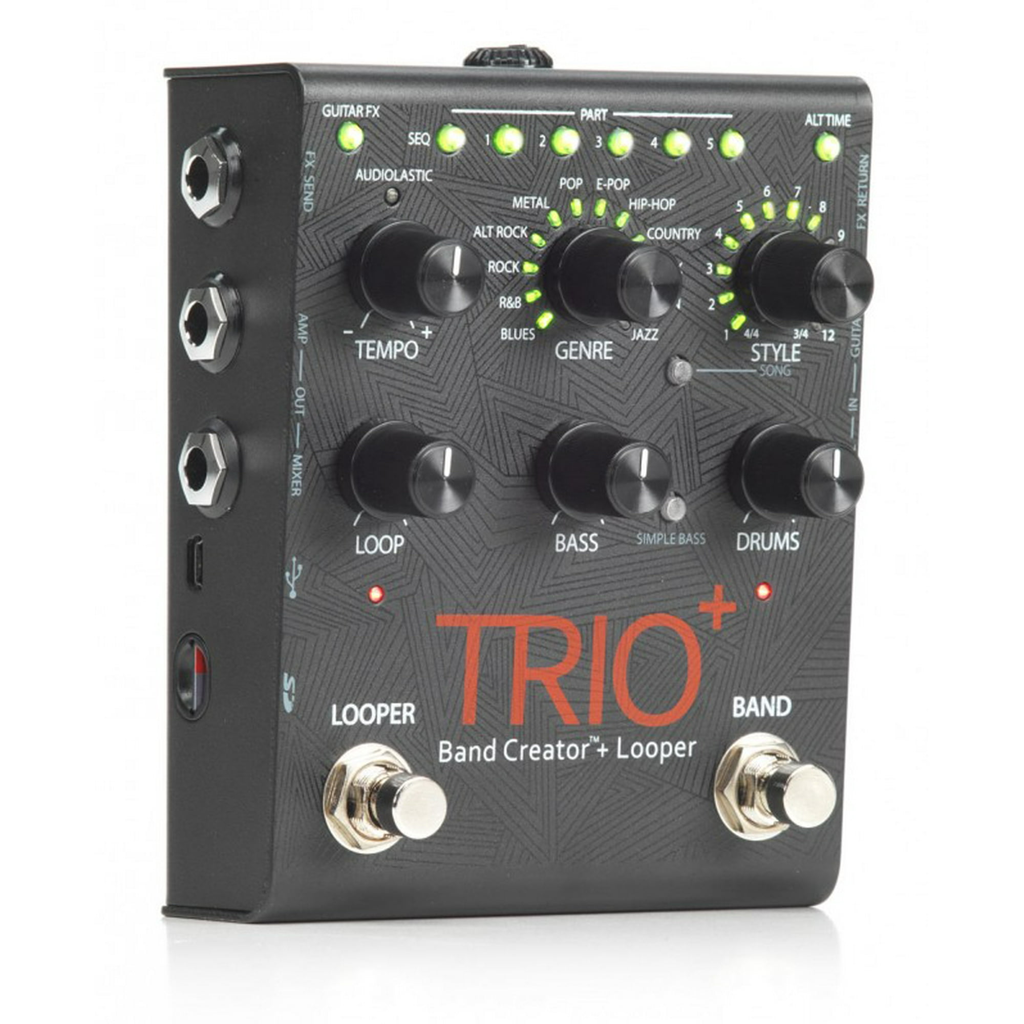 DigiTech TRIO + Band Creator Guitar Effects Pedal with Looping