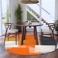 thumbnail image 4 of Round Area Rug 5ft,Watercolor Splicing Color Blocks Washable Carpet Non-Slip Runner Accent Rugs Indoor Floor Mat for Bedroom Living Room Decor,Retro Abstract Graffiti Art, 4 of 9