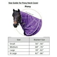 thumbnail image 4 of Dura-Tech Viking Pony Print Horse Neck Cover | Waterproof Horse Hood | Carabiner Clips Easy Attach | Midweight Insulation Blanket for Horses | Horse Neck Cover | Size Small (56-66) | Color Pink Plaid, 4 of 4