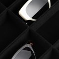 thumbnail image 4 of Organizador de gafas de sol Frebeauty con 8 ranuras, color negro aterciopelado, 4 of 6