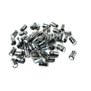 Unique Bargains 50pcs 8 x 12mm Cylindrical Radial Lead Electrolytic Capacitor 105C 1000uF 10V