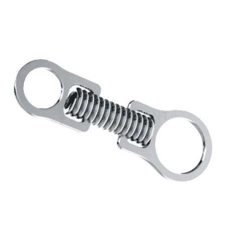 

Morelli Ortodontia - Nickel Titanium (NiTi) Closed Coil Spring For Mini Screw With Eyelets Gentle Force To Close Spaces Between Brackets 4 Pieces Constant Force & Smooth Edges Size: 7mm