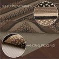 thumbnail image 6 of VHC Brands Sawyer Mill, Braided Jute Rug, Non-Skid Pad, Door Mat, Rectangle, Charcoal Creme, 24x36, 6 of 11