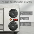 thumbnail image 2 of Pizza Oven Countertop, 1500W, 662°F Max Temp with Alert Timer, 12 Inch Multipurpose Pizza Maker for Restaurant, Home, Party, 2 of 5