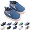 thumbnail image 2 of PEACNNG Baby Boy Girl Casual Shoes Solid Color Crib Shoes Soft Sole Non-slip Prewalker for Toddler Baby Newborn Shoes, 2 of 5