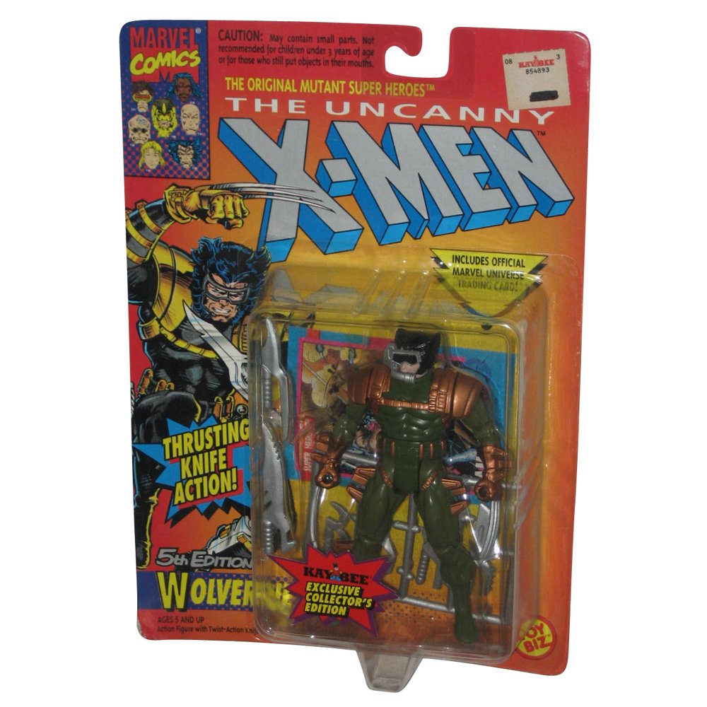 Marvel Comics The Uncanny X-Men Wolverine #5 (Green) Toy Biz Figure ...