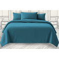thumbnail image 1 of Juego de Sábanas Polares King Size We2 Dream - Aislamiento Térmico de Alta Densidad para Climas Fríos y Dormitorios con Aire Acondicionado - Textura Soft Extra Cálida - Color Azul Petróleo, 1 of 10