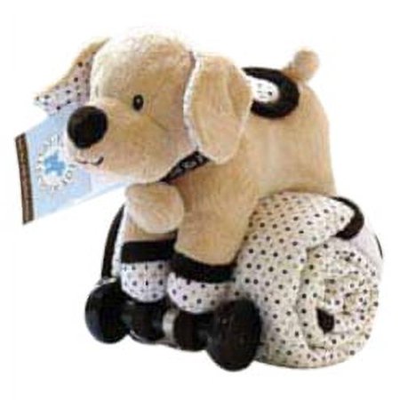 Piccolo Bambino Pull Toy with Quilted Blanket