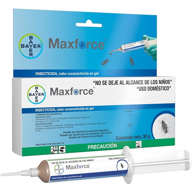 Maxforce bayer max force veneno para cucarachas jeringa de 30 gramos BAYER Ferrato Jeringa de 30 gramos