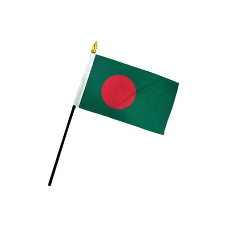 Bangladesh 4x6in Stick Flag