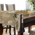 thumbnail image 3 of BZSMCE Square Tablecloth Jasmine and Tea Pattern Tableclothes, 3 of 9