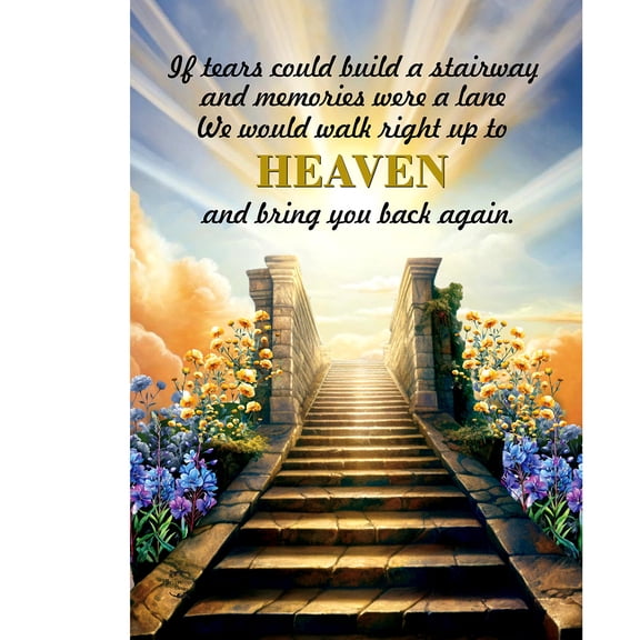 Briarwood Lane Everyday Garden Flag 12x18 For Outdoor Stairway To Heaven Garden Flag Flags For Outside